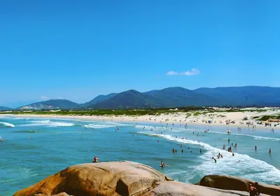 Photograph of Florianópolis, Brazil.