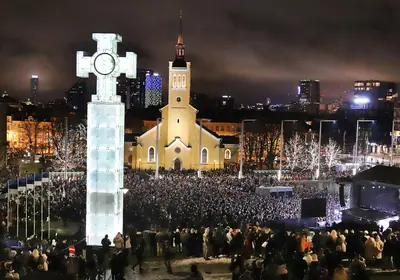 Photograph of Tallinn, Estonia.
