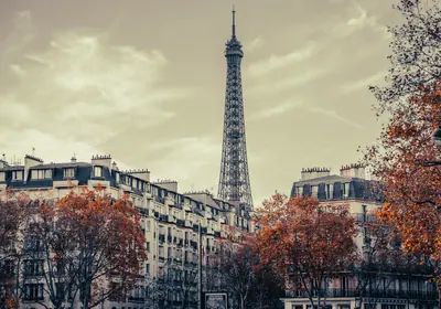 Photograph of Paris, France.