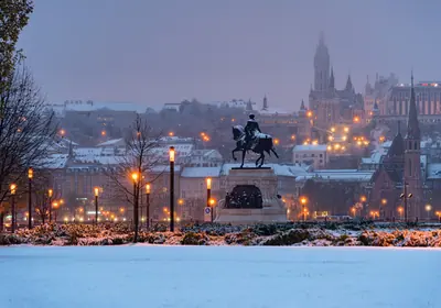 Photograph of Budapest, Hungary.