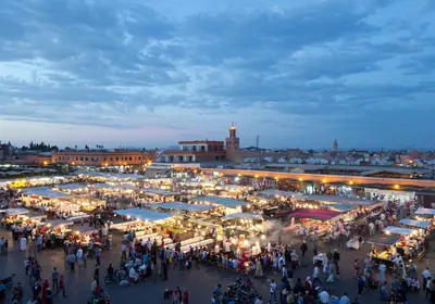 Photograph of Marrakesh, Morocco.