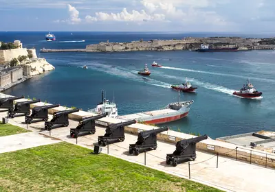Photograph of Valletta, Malta.