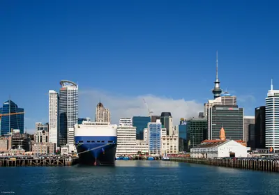 Photograph of Auckland, New Zealand.