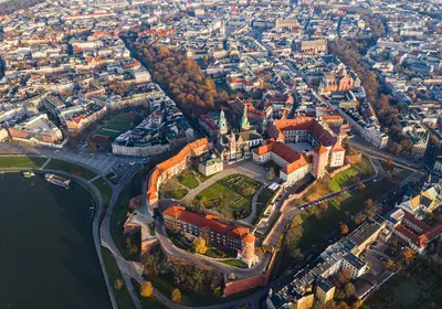 Photograph of Kraków, Poland.