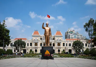 Photograph of Ho Chi Minh City, Vietnam.
